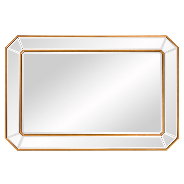 Leopold Gold Rectangular Wall Mirror