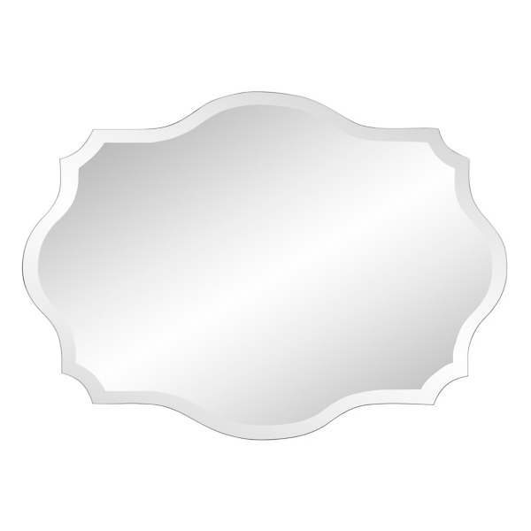 Scalloped Rectangular Frameless Wall Mirror Kirklands Home