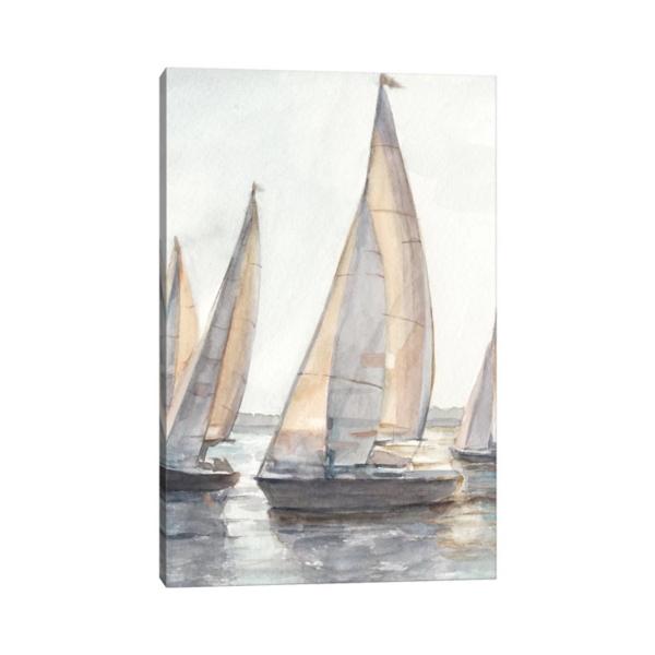 Plein Air Sailboats Canvas Art Print | Kirklands Home