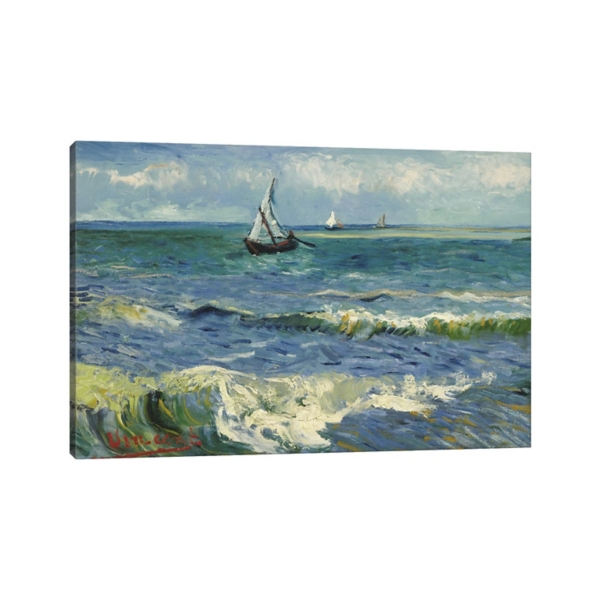 Van Gogh Saintes Maries de la Mar Canvas Art Print