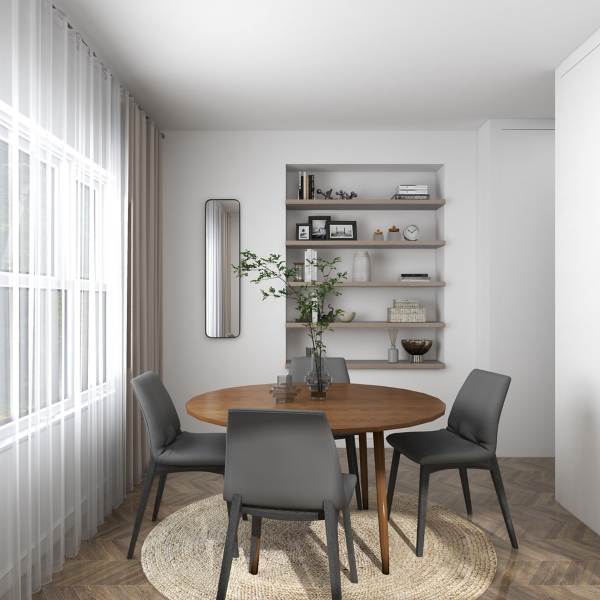 Black Rectangle Beveled Wall Mirror