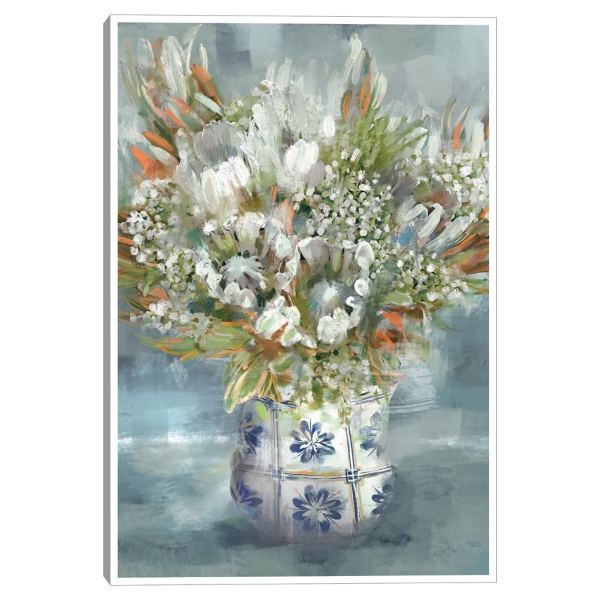 Mediterranean Bouquet I Framed Canvas Art Print