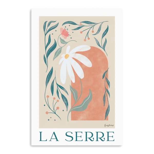 La Serre Botanical Poster Canvas Art Print, 16x24
