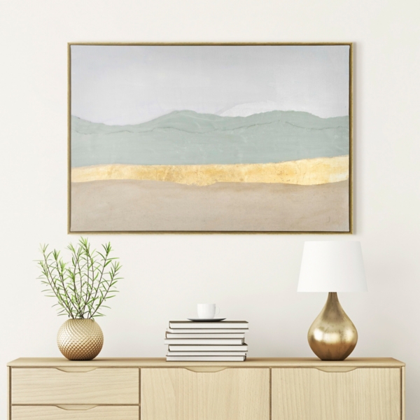 Layers Framed Canvas Art Print