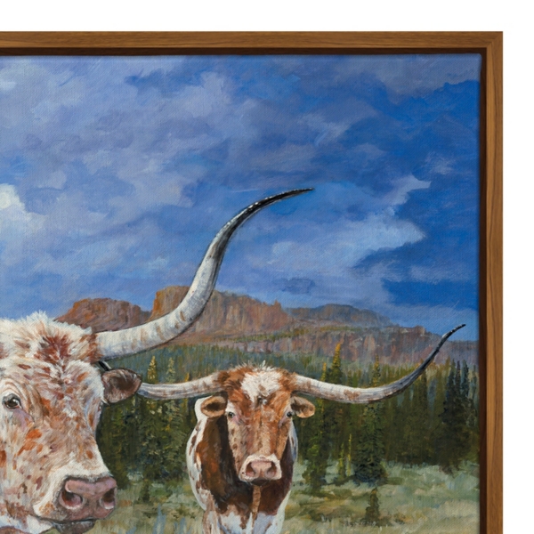 Mavericks Framed Canvas Art Print