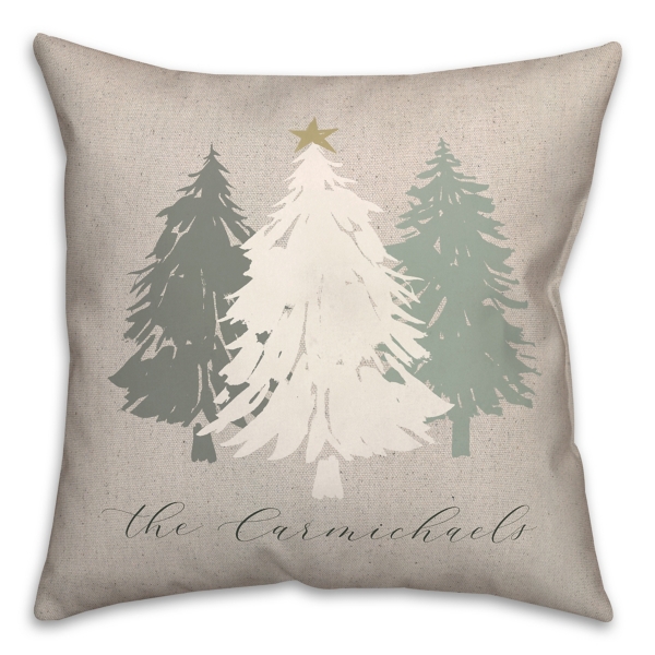 Neutral christmas best sale pillow covers