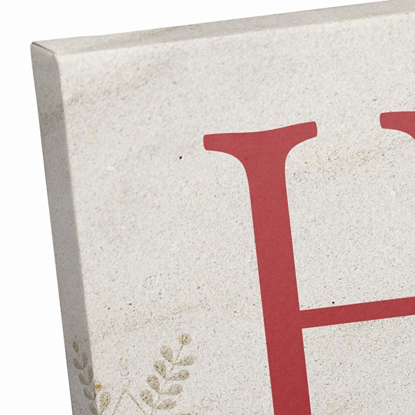 Personalized Coastal Ho Ho Ho Canvas Art Print