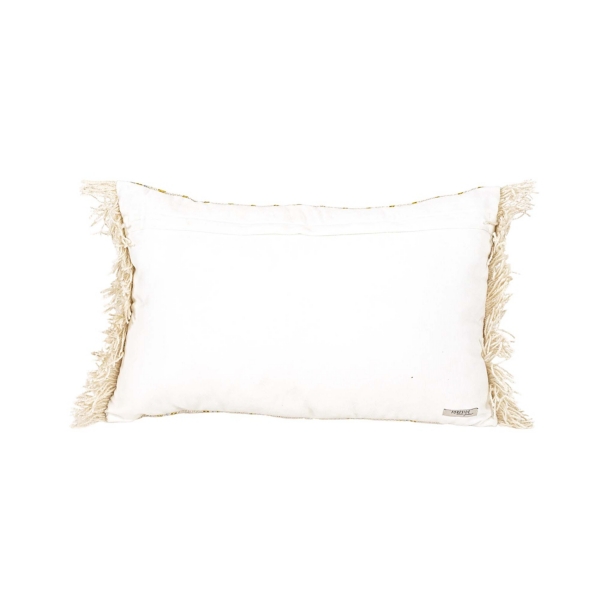 Mustard Geometric Floral Indoor/Outdoor Pillow