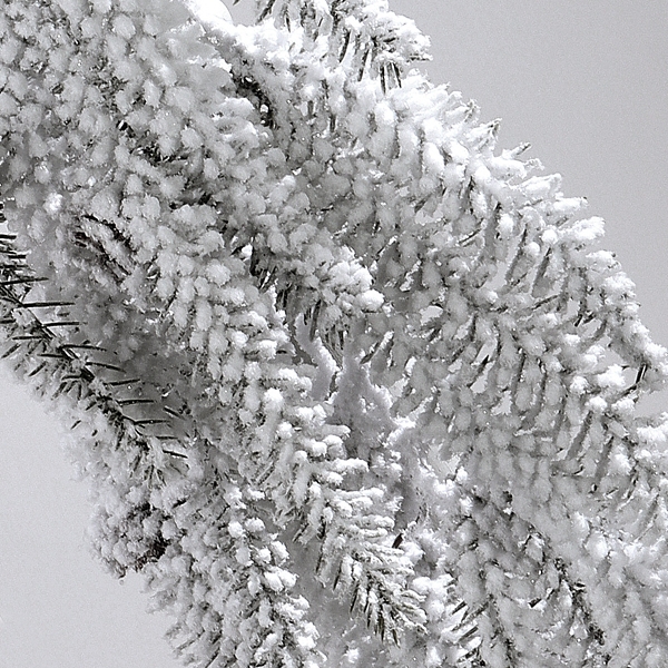 Flocked Weeping Noble Fir Garland