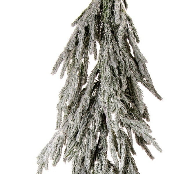 Flocked Norfolk Pine Garland