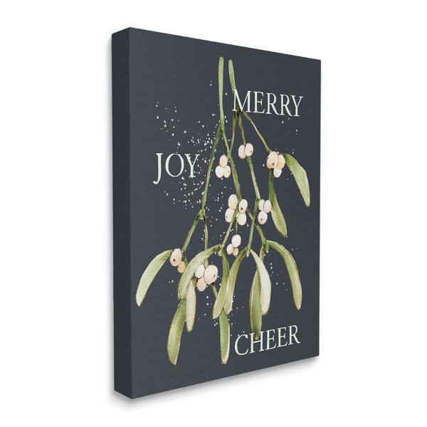 Merry, Joy, Cheer Canvas Art Print