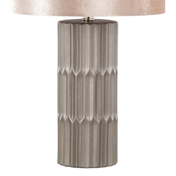 Metallic Brown and Champagne Tanya Table Lamp