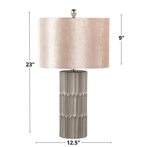 Metallic Brown and Champagne Tanya Table Lamp