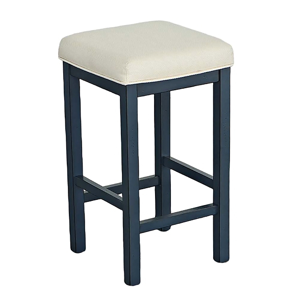 Denim Blue and White Counter Stools, Set of 2 Kirklands Home