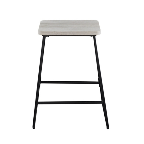 Carson Weathered Wood Counter Stools, Set of 2