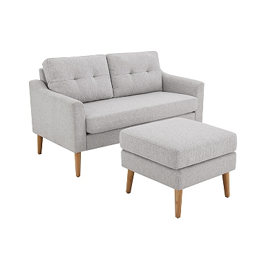 Loveseat and deals ottoman set