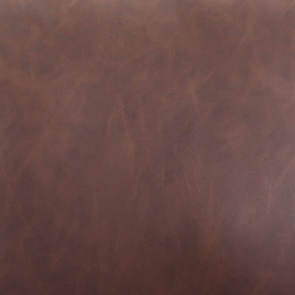 Brown Faux Leather Lyon Accent Chair