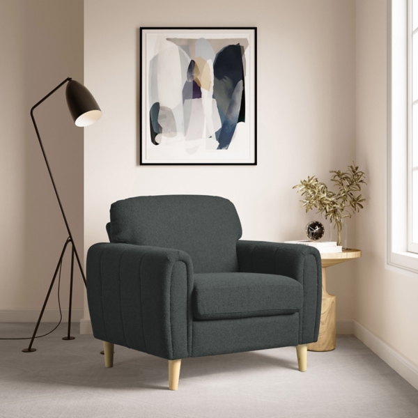 Charcoal Lyon Accent Chair