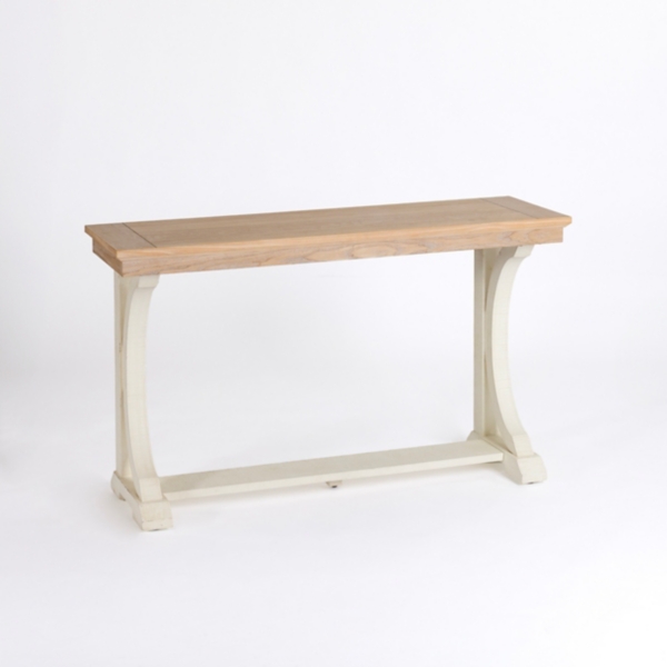 Natural & Cream Wood Bristol Console Table | Kirklands Home