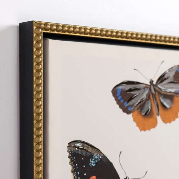 Butterfly Swarm Framed Canvas Art Prints, Set of 3