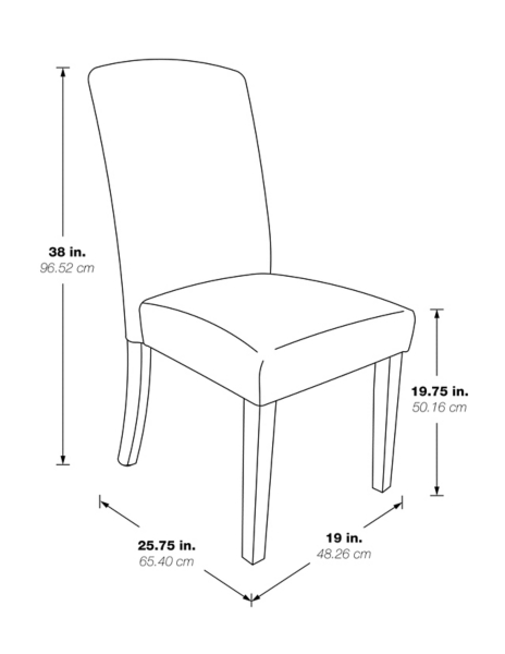 Oyster Gray Everly Dining Chairs, Set of 2