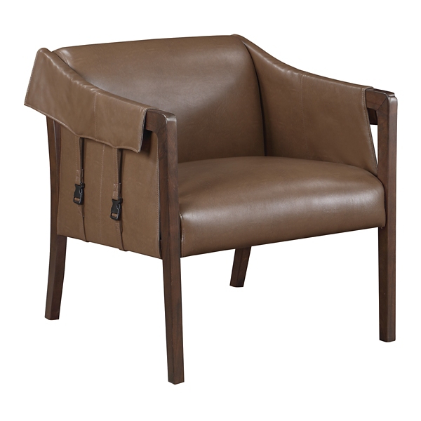 Molasses Parkfield Faux Leather Accent Chair Kirklands Home
