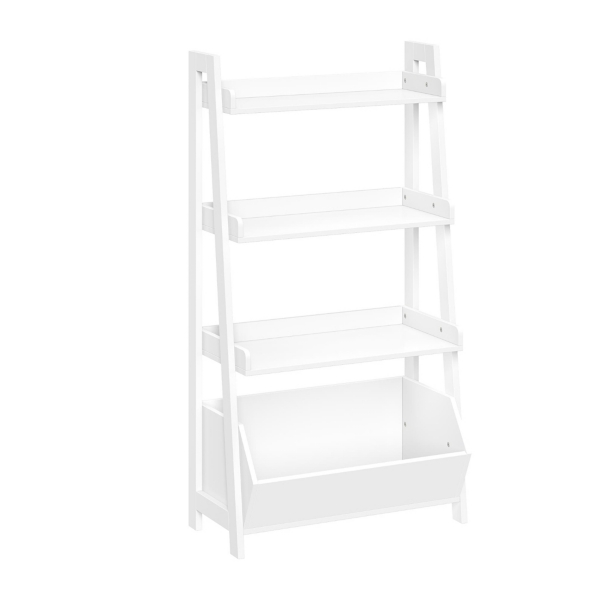 White 4Tier Large Ladder Shelf Kirklands Home