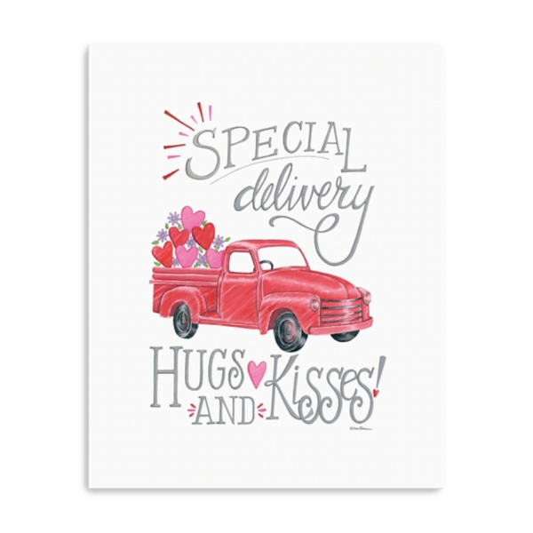 Special Delivery Truck Canvas Art Print