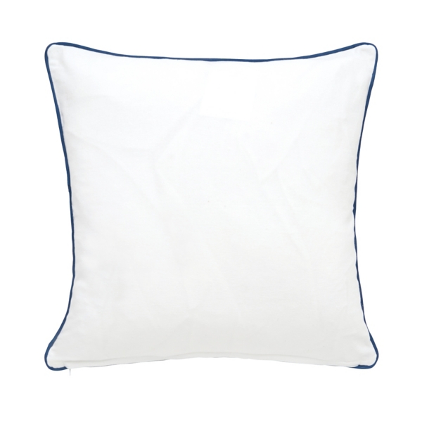 Blue Turtle Embellished Pillow