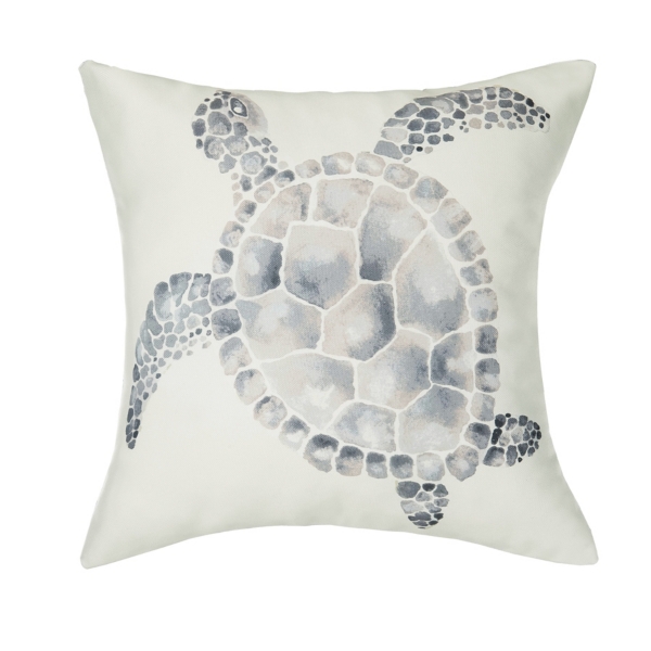 Blue Turtle Outdoor Pillow | Kirklands Home