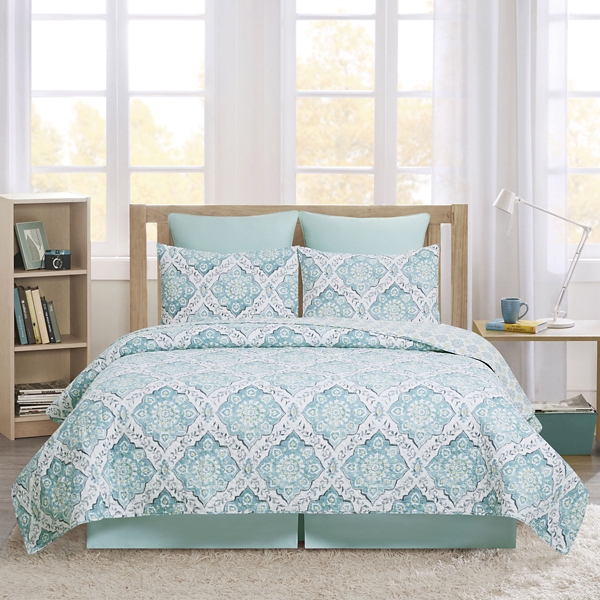 Harlen Mosaic 3-pc. King Quilt Set