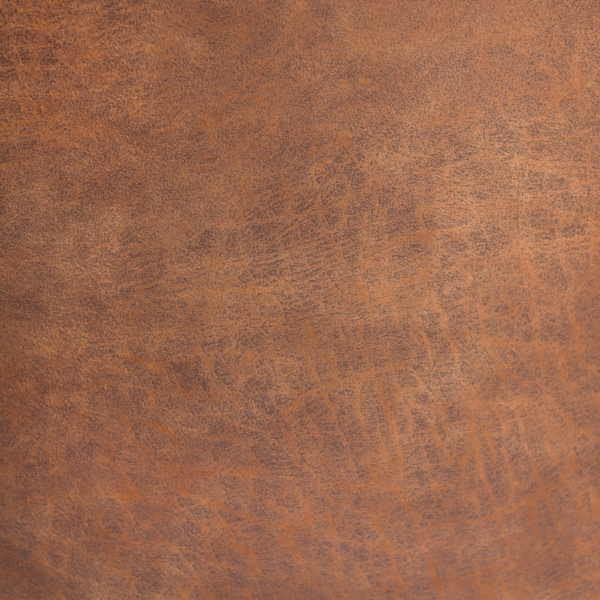 Brown Wyatt Faux Leather Dining Chairs, Set of 2