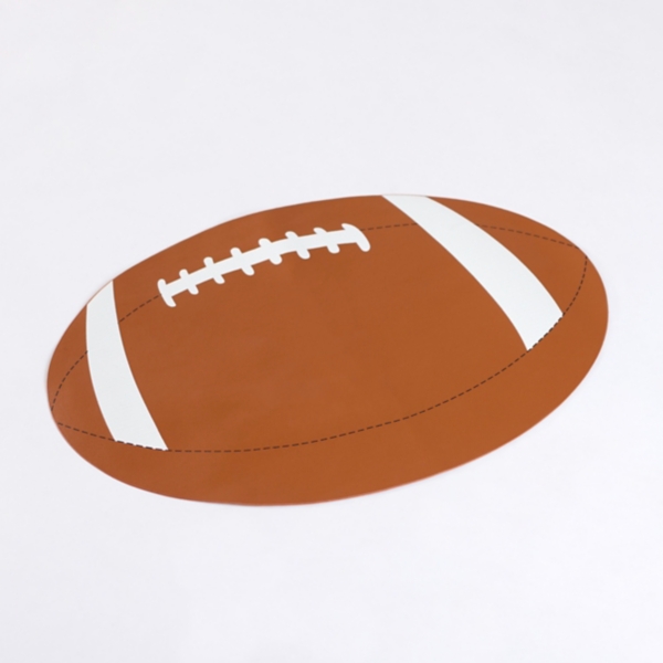 Football Shaped Placemat