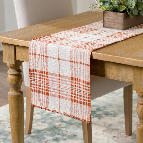 Spice Plaid Harvest Table Runner | Kirklands Home