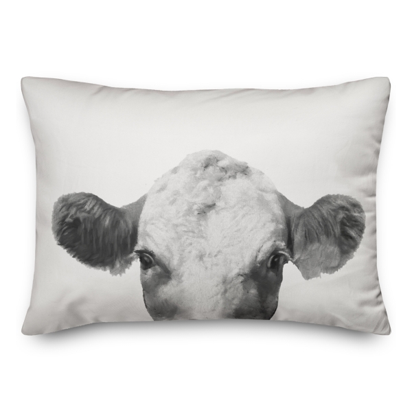 Peeping Cow Indoor/Outdoor Lumbar Pillow