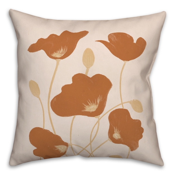 Orange Poppies Indoor/Outdoor Pillow Kirklands Home