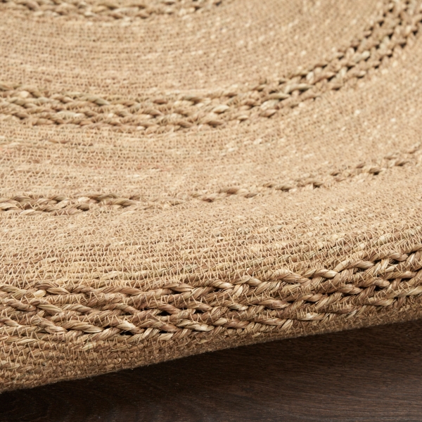 Natural Seagrass Indoor/Outdoor Area Rug, 4x4