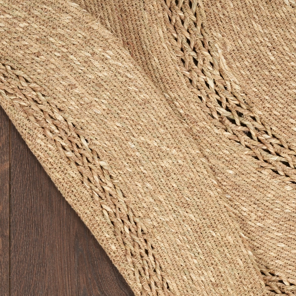 Natural Seagrass Indoor/Outdoor Area Rug, 4x4