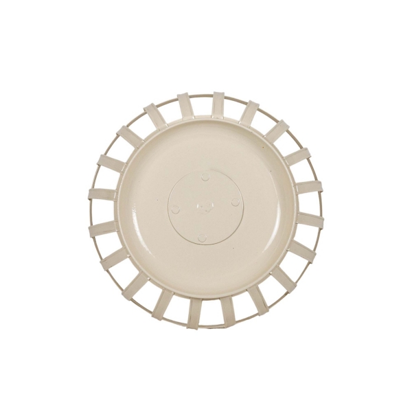 White Metal 2-Tier Kitchen Basket