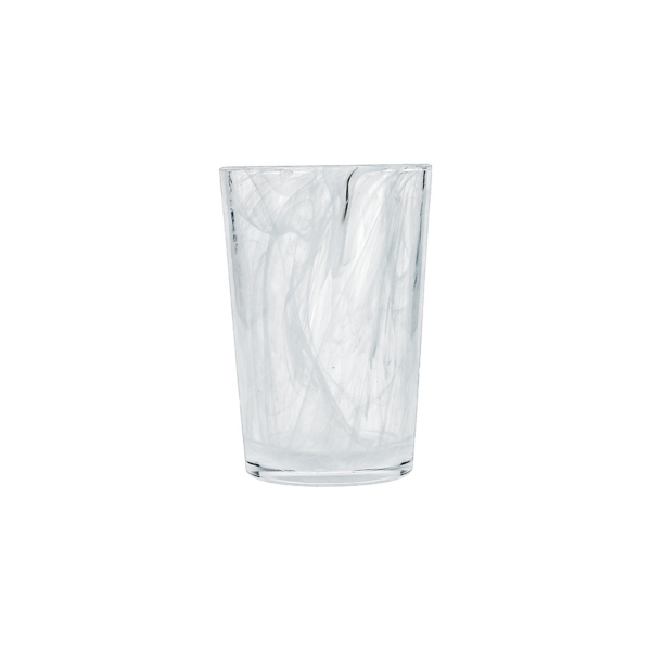 Fortessa White Swirl Tall Glasses, Set of 6