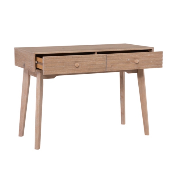 Kirklands Natural Ripples 2-Drawer Wood Desk at Hamilton Place in ...