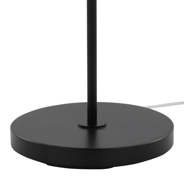 Bronze and Seeded Glass Shade Floor Lamp