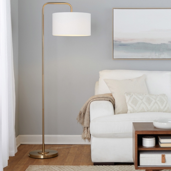 Gold Modern Arch Floor Lamp