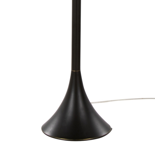 Bronze Metal Hourglass Floor Lamp