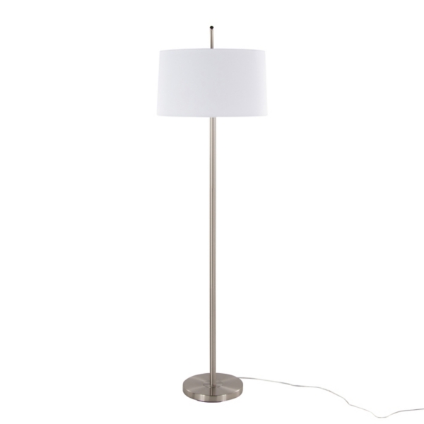 Brushed Nickel Cassie Floor Lamp