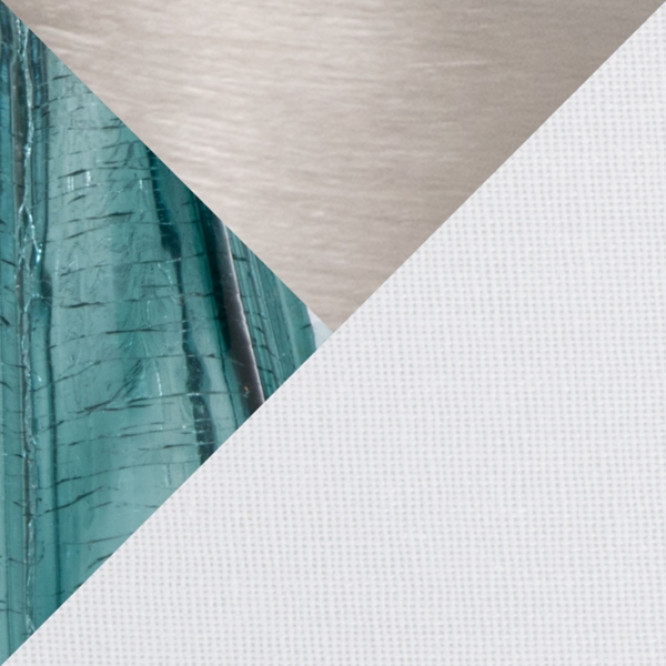 Sapphire Crackle Glass Table Lamps, Set of 2