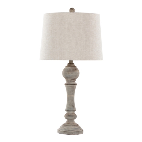 Reclaimed Gray Wilton Table Lamps, Set of 2