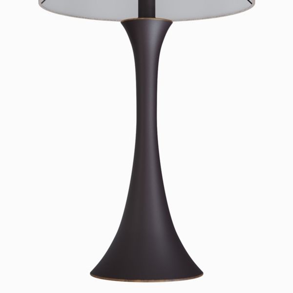 Bronze Metal Hourglass Table Lamps, Set of 2