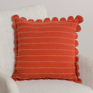 Merlot Striped Organic Cotton Throw Pillow Kirklands Home