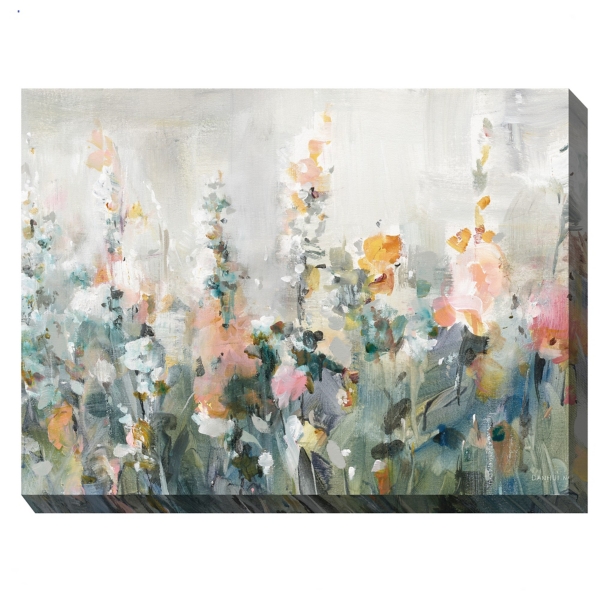 Ethereal Floral Outdoor Canvas Art Print | Kirklands Home